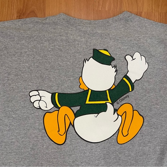 Vintage University of Oregon Men’s Donald Duck Logo T-Shirt Size Large - Picture 5 of 8